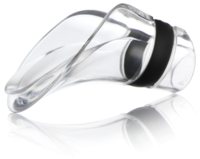 2 x Krystal Skænkepropper med  Dråbefanger - Vacuvin - Den bedst