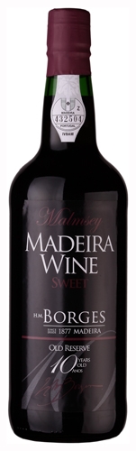 H. M. Borges Madeira 10 Years - Malmsey (sød) Old Reserve