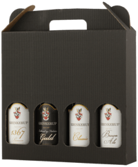 Krenkerup Øl Gavekasse med 4 fl. á 50 cl. - dansk øl