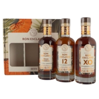 RON ESCLAVO Gaveæske med 3 x 20 cl.