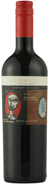 VIEJO FEO Cabernet Sauvignon 2016 - VinaTinajas Maule Valley chilensk rødvin