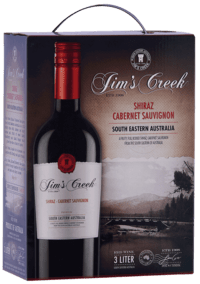 Jim's Creek Shiraz Cabernet Sauvignon - South Eastern Australia - Bag-In-Box, 3 liter