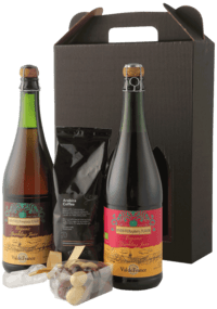 Gavekasse No. 52 - ALKOHOLFRI CIDER - KAFFE OG CHOKO NØDDER