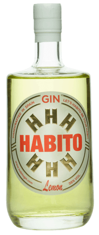 HABITO Gin Lemon - 38 % alkohol, 20 cl.