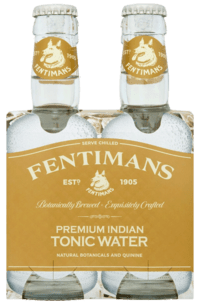 FENTIMANS Premium Indian Tonic Water, 4-Pack med 4 flasker á 200 ml.