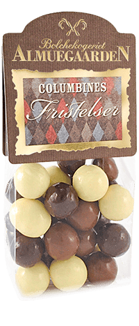 Almuegaarden - Chokolade-hasselnødder, 110g - Slagelse Vinkompagni