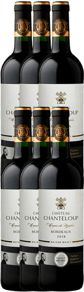 Chateau Chanteloup Cuvée du Moulin Bordeaux - 6 FLASKER I FLOT TRÆKASSE - Slagelse Vinkompagni