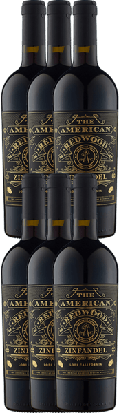 THE AMERICAN REDWOOD ZINFANDEL - LODI CALIFORNIA – KASSEKØB (6 FLASKER)