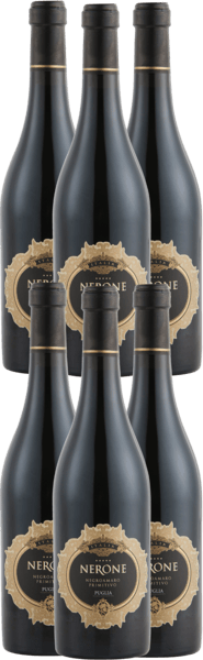 NERONE Primitivo / Negroamaro IGP - STORKØB 6 FLASKER - Slagelse Vinkompagni