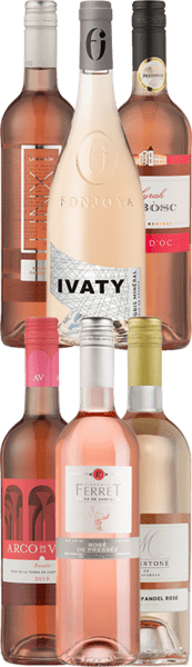 ROSÉ SMAGEKASSE Sol & Sommer - pris for 6 flasker - Slagelse Vinkompagni