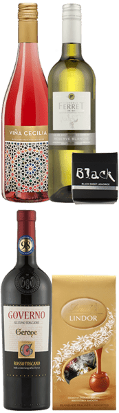 Sommer Gavekasse - VIN | CHOKOLADE | LAKRIDS - Slagelse Vinkompagni