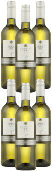 Ferret Colombard/Sauvignon Blanc Kassekøb 6 flasker - Slagelse Vinkompagni