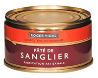 Paté med Vildsvin i dåse, Roger Vidal - 125 g.