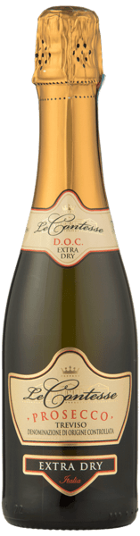 Le Contesse Prosecco Extra Dry Elegance - 37,5 cl. - italiensk mousserende vin