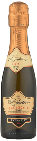 Le Contesse Prosecco Extra Dry Elegance - 20 cl. - italiensk mousserende vin