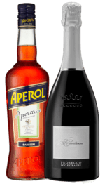 Aperol Aperitivo 70 cl. med Prosecco 70 cl. Sampakkesæt
