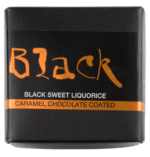 Black Sweet Liquorice - Caramel Chocolate Coated - Sød med karamel chokolade