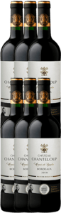 Chateau Chanteloup Cuvée du Moulin Bordeaux - KASSEKØB 6 FLASKER I FLOT TRÆKASSE