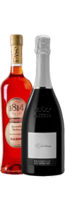 Aperitivo Casoni 1814 70 cl. med Prosecco 70 cl. Sampakkesæt
