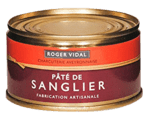 Paté med Vildsvin i dåse, Roger Vidal - 125 g.